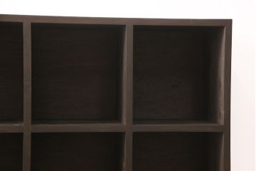 ラフジュ工房オリジナル　ヒノキ材　和モダンな空間づくりにおすすめのマス目棚(ロッカー、収納棚、本棚、飾り棚)(R-052121)