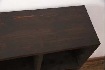 ラフジュ工房オリジナル　ヒノキ材　和モダンな空間づくりにおすすめのマス目棚(ロッカー、収納棚、本棚、飾り棚)(R-052121)