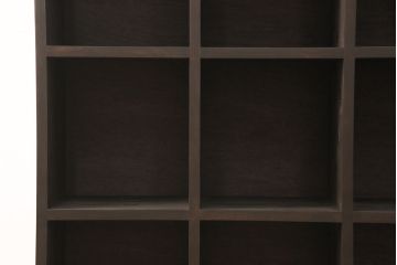 ラフジュ工房オリジナル　ヒノキ材　和モダンな空間づくりにおすすめのマス目棚(ロッカー、収納棚、本棚、飾り棚)(R-052121)