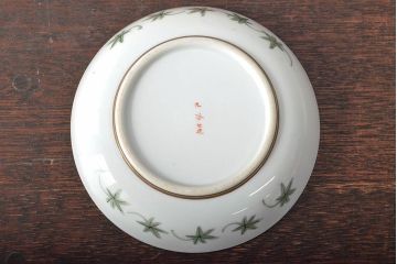 明治〜大正　九谷焼　花鳥図　色絵　小皿7枚セット(和食器)(R-052126)