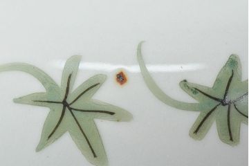 明治〜大正　九谷焼　花鳥図　色絵　小皿5枚セット(和食器)(R-052128)