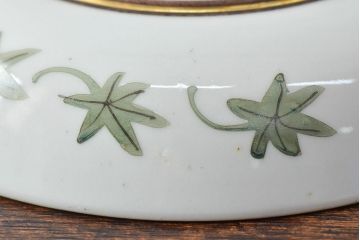 明治〜大正　九谷焼　花鳥図　色絵　小皿5枚セット(和食器)(R-052129)