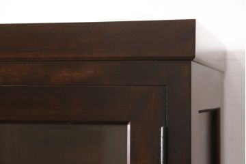 中古　美品　松本民芸家具　和と洋どちらの空間でも活躍できるK-型食器棚(収納棚、戸棚、キャビネット、本箱)(定価約48万円)(R-052134)