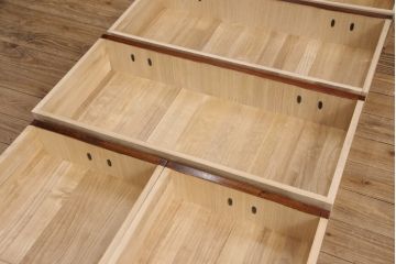 中古　美品　岩谷堂箪笥　力強い杢目と緻密な金具が存在感溢れる整理箪笥(チェスト、和タンス、収納箪笥、引き出し)(R-052135)
