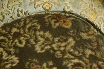 中古　美品　カリモク家具(karimoku)　domani(ドマーニ)　Louis(ルイ)XVシリーズ　ルイ15世　気品ある佇まいが高級感を醸し出す3人掛けソファ(アームソファ、三人掛け、3P)(定価約100万円)(R-052138)
