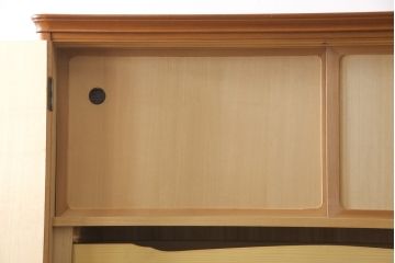 和製ビンテージ　希少　チーク材　激レア!!北欧デザインがお洒落な和服箪笥(和タンス、着物箪笥、衣装箪笥、ヴィンテージ)(R-052141)