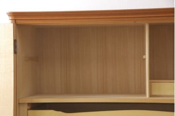 和製ビンテージ　希少　チーク材　激レア!!北欧デザインがお洒落な和服箪笥(和タンス、着物箪笥、衣装箪笥、ヴィンテージ)(R-052141)