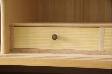 和製ビンテージ　希少　チーク材　激レア!!北欧デザインがお洒落な和服箪笥(和タンス、着物箪笥、衣装箪笥、ヴィンテージ)(R-052141)