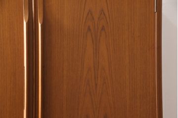 和製ビンテージ　希少　チーク材　激レア!!北欧デザインがお洒落な和服箪笥(和タンス、着物箪笥、衣装箪笥、ヴィンテージ)(R-052141)