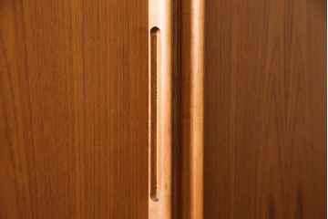 和製ビンテージ　希少　チーク材　激レア!!北欧デザインがお洒落な和服箪笥(和タンス、着物箪笥、衣装箪笥、ヴィンテージ)(R-052141)