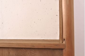 和製アンティーク　超激レア　総杉材　特注品　両面使いできる特大置き水屋(置水屋、茶水屋、茶棚、戸棚、茶道具、収納棚、食器棚)(R-052149)