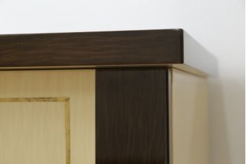 中古　超美品　EURO CASA(ユーロ・カーサ)取り扱い　TURRI(トゥーリ)　ツートーンカラーが美しい特注大型サイドボード(ローボード、収納棚、引き出し、キャビネット)(定価約220万円)(R-052150)