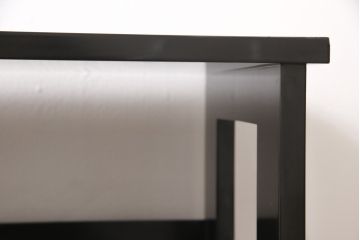 中古　民芸家具　輪島塗り　繊細な絵柄が上品な飾り棚(茶棚、戸棚、収納棚)(R-052151)