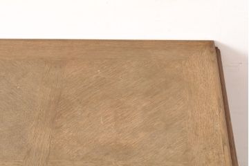 ベルギーアンティーク　シンプルで使い勝手の良いドローリーフテーブル(ダイニングテーブル、エクステンションテーブル)(R-052154)