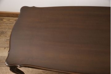 中古　カリモク家具(karimoku)　domani(ドマーニ)　Louis(ルイ)XVシリーズ　流れるような曲線が美しいセンターテーブル(リビングテーブル)(R-052163)