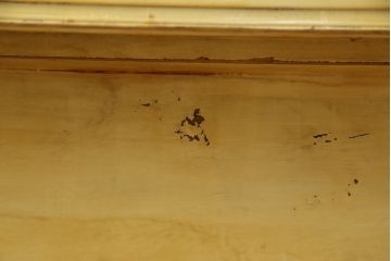 中古　美品　アジアンアンティーク風　カラフルな花の絵柄がかわいらしい大型飾り棚(陳列棚、キャビネット、オープンラック)(R-052165)