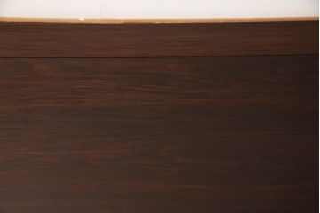 中古美品　大阪唐木指物家具　中森喜三郎作　紫檀　重厚な佇まいが目を引く座卓(ローテーブル)(R-052173)