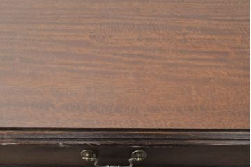 中古　DREXEL HERITAGE (ドレクセルヘリテイジ)　マホガニー材　洗練された大人の雰囲気醸し出す両袖デスク(机、在宅ワーク、在宅用ワークデスク)(R-052174)