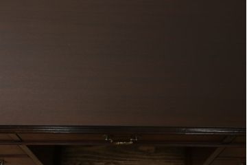 中古　DREXEL HERITAGE (ドレクセルヘリテイジ)　マホガニー材　洗練された大人の雰囲気醸し出す両袖デスク(机、在宅ワーク、在宅用ワークデスク)(R-052175)