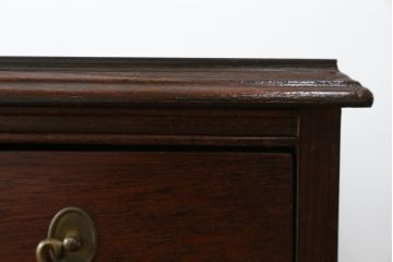 中古　DREXEL HERITAGE (ドレクセルヘリテイジ)　マホガニー材　洗練された大人の雰囲気醸し出す両袖デスク(机、在宅ワーク、在宅用ワークデスク)(R-052175)