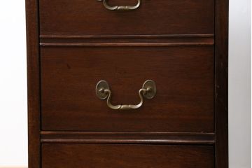 中古　DREXEL HERITAGE (ドレクセルヘリテイジ)　マホガニー材　洗練された大人の雰囲気醸し出す両袖デスク(机、在宅ワーク、在宅用ワークデスク)(R-052175)