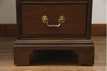 中古　DREXEL HERITAGE (ドレクセルヘリテイジ)　マホガニー材　洗練された大人の雰囲気醸し出す両袖デスク(机、在宅ワーク、在宅用ワークデスク)(R-052176)