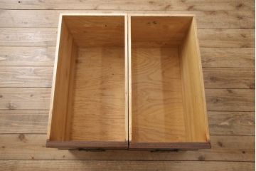 中古　DREXEL HERITAGE (ドレクセルヘリテイジ)　マホガニー材　洗練された大人の雰囲気醸し出す両袖デスク(机、在宅ワーク、在宅用ワークデスク)(R-052177)