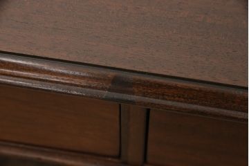 中古　DREXEL HERITAGE (ドレクセルヘリテイジ)　マホガニー材　洗練された大人の雰囲気醸し出す両袖デスク(机、在宅ワーク、在宅用ワークデスク)(R-052177)