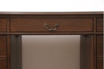 中古　DREXEL HERITAGE (ドレクセルヘリテイジ)　マホガニー材　洗練された大人の雰囲気醸し出す両袖デスク(机、在宅ワーク、在宅用ワークデスク)(R-052177)