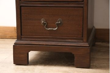 中古　DREXEL HERITAGE (ドレクセルヘリテイジ)　マホガニー材　洗練された大人の雰囲気醸し出す両袖デスク(机、在宅ワーク、在宅用ワークデスク)(R-052177)