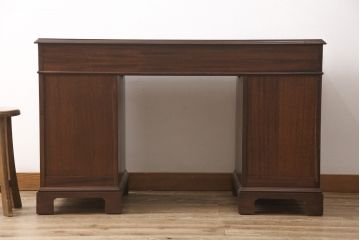 中古　DREXEL HERITAGE (ドレクセルヘリテイジ)　マホガニー材　洗練された大人の雰囲気醸し出す両袖デスク(机、在宅ワーク、在宅用ワークデスク)(R-052177)