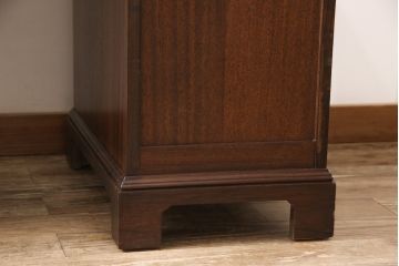 中古　DREXEL HERITAGE (ドレクセルヘリテイジ)　マホガニー材　洗練された大人の雰囲気醸し出す両袖デスク(机、在宅ワーク、在宅用ワークデスク)(R-052177)