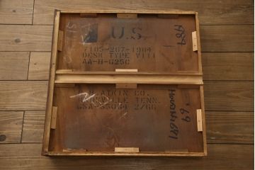 中古　DREXEL HERITAGE (ドレクセルヘリテイジ)　マホガニー材　洗練された大人の雰囲気醸し出す両袖デスク(机、在宅ワーク、在宅用ワークデスク)(R-052178)