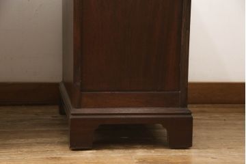 中古　DREXEL HERITAGE (ドレクセルヘリテイジ)　マホガニー材　洗練された大人の雰囲気醸し出す両袖デスク(机、在宅ワーク、在宅用ワークデスク)(R-052178)