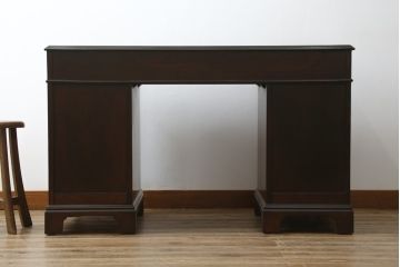 中古　DREXEL HERITAGE (ドレクセルヘリテイジ)　マホガニー材　洗練された大人の雰囲気醸し出す両袖デスク(机、在宅ワーク、在宅用ワークデスク)(R-052179)