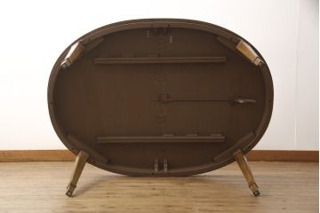 中古　DREXEL HERITAGE(ドレクセルヘリテイジ)　Triune(トライユン)　洗練された佇まいが気品を感じるダイニングテーブル(エクステンションテーブル、拡張式テーブル)(R-052180)