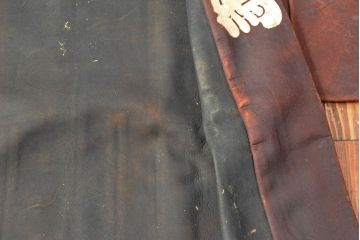 江戸〜明治　鹿革半纏(刺子半纏、火消し)(R-052181)