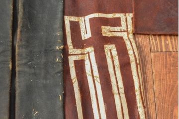江戸〜明治　鹿革半纏(刺子半纏、火消し)(R-052181)