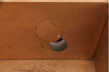 中古　美品　総ケヤキ材　こだわりの和空間にもってこい!上質な囲炉裏テーブル(火鉢、ダイニングテーブル)(R-052188)