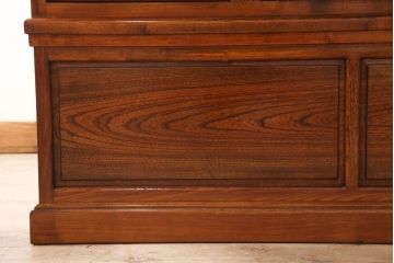中古　美品　総ケヤキ材　こだわりの和空間にもってこい!上質な囲炉裏テーブル(火鉢、ダイニングテーブル)(R-052188)