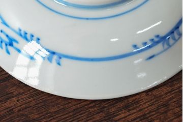 大清光緒年製　色絵染付　四寸皿3枚(伊万里、中国?)(R-052195)