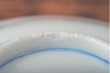 大清光緒年製　色絵染付　四寸皿3枚(伊万里、中国?)(R-052195)