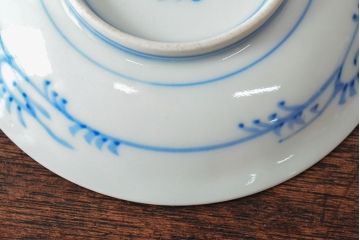大清光緒年製　色絵染付　四寸皿3枚(伊万里、中国?)(R-052196)