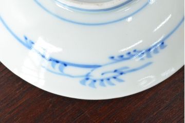 大清光緒年製　色絵染付　四寸皿5枚(伊万里、中国?)(R-052197)