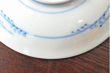 大清光緒年製　色絵染付　四寸皿5枚(伊万里、中国?)(R-052197)