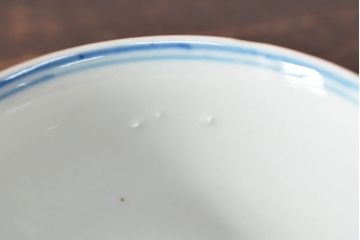 大清光緒年製　色絵染付　蕎麦猪口3客(向付、伊万里、中国?)(R-052205)