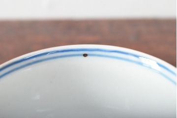 大清光緒年製　色絵染付　蕎麦猪口3客(向付、伊万里、中国?)(R-052207)