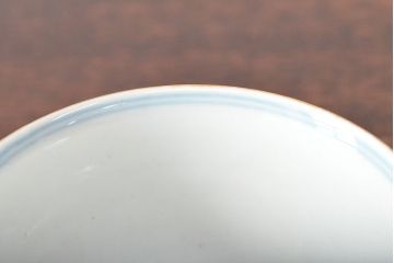 大清光緒年製　色絵染付　蕎麦猪口2客(向付、伊万里、中国?)(R-052208)