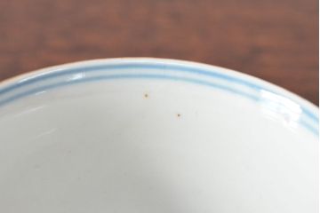 大清光緒年製　色絵染付　蕎麦猪口2客(向付、伊万里、中国?)(R-052208)