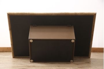 中古　極美品　最高級　イタリア家具　総本革(ボルボネーゼ)　rossi di albizzate(ロッシディアルビザーテ)　Arch. Bartoli(アーチバルト)　Bogo System　センターテーブル(ローテーブル、リビングテーブル)(定価約65万円)(R-052217)